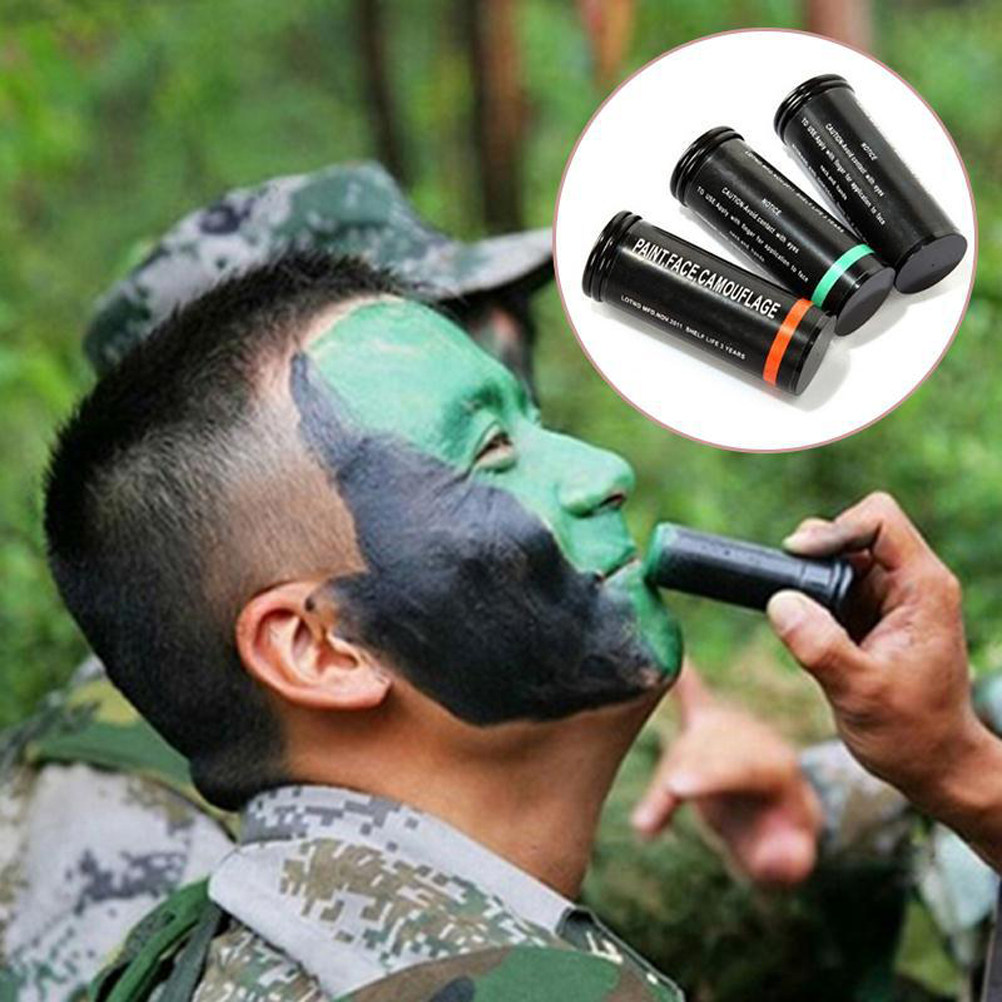 Camo Face Paint - Набор из 3 предметов для нанесения